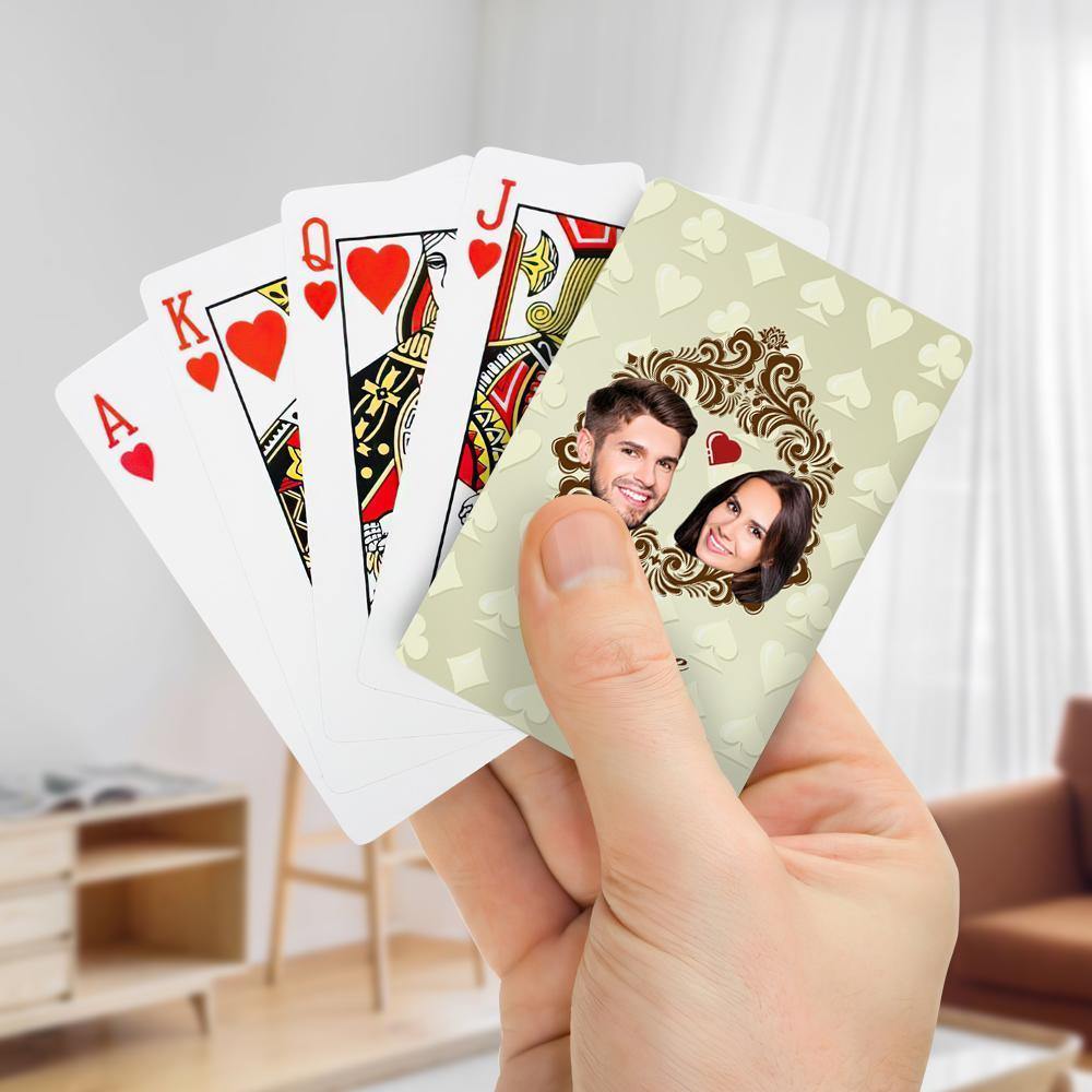 Custom Poker Cards Custom Playing Cards Personalised Cards for Couple's Gifts - soufeelus