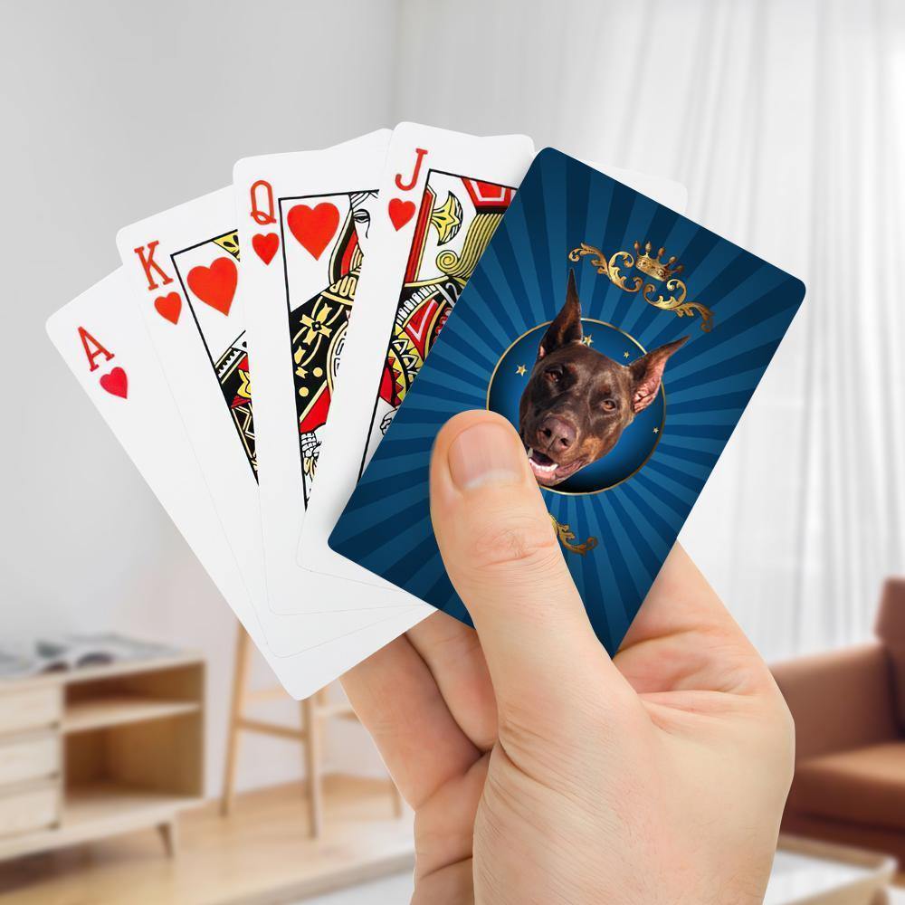 Custom Poker Cards Custom Playing Cards Personalised Cards Handmade Deck of Cards with Your Pet - soufeelus