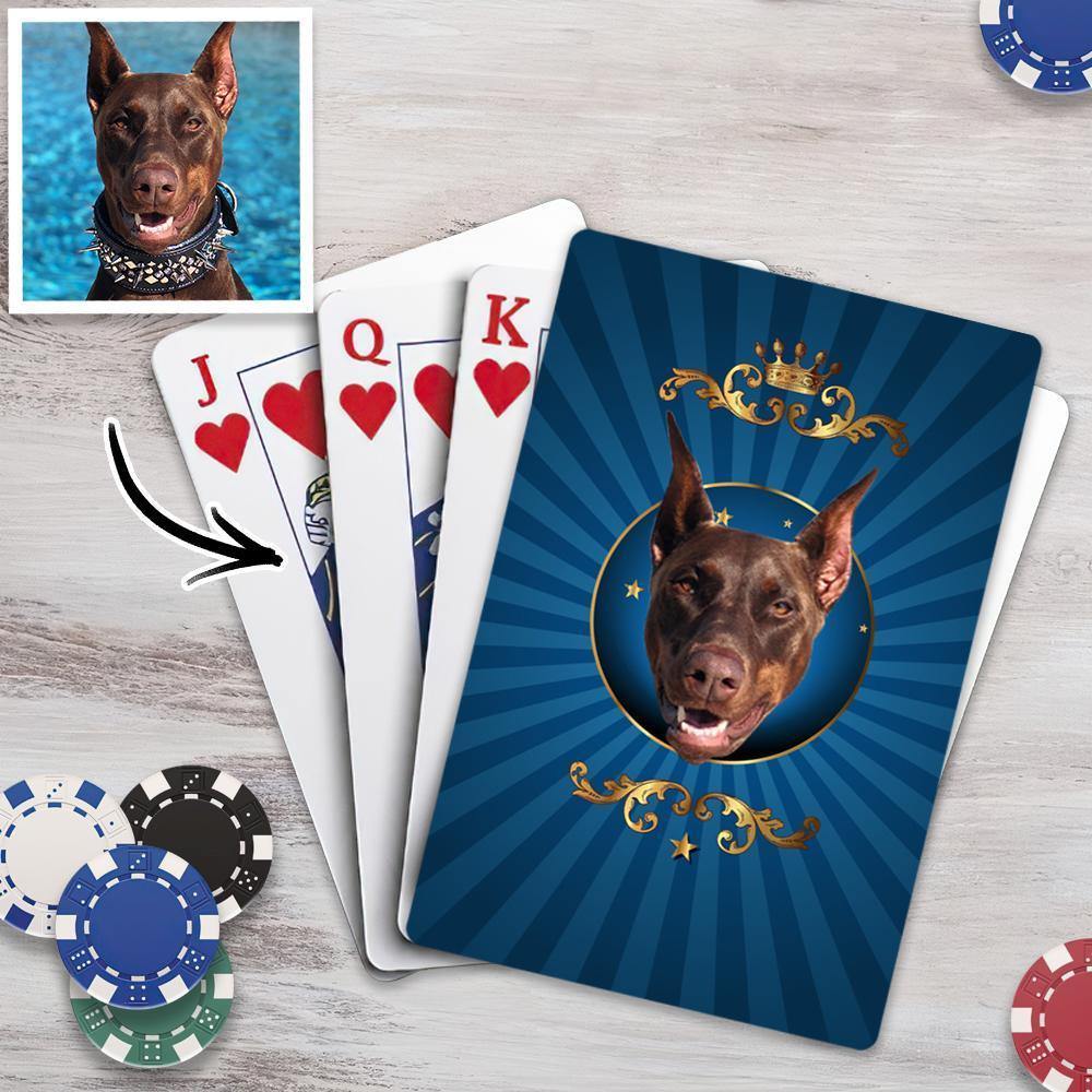 Custom Poker Cards Custom Playing Cards Personalised Cards Handmade Deck of Cards with Your Pet - soufeelus