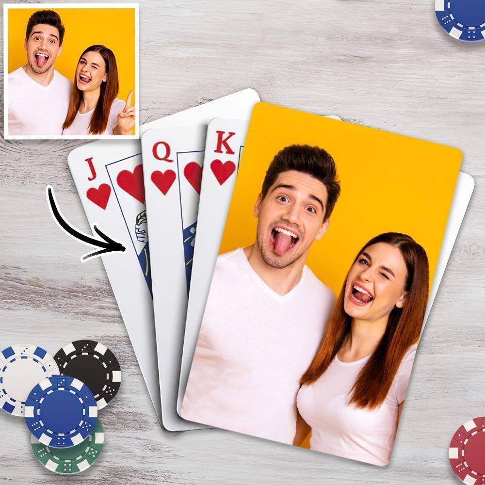 Custom Poker Cards, Custom Playing Cards Personalised Photo Poker Cards Funny Gifts - soufeelus