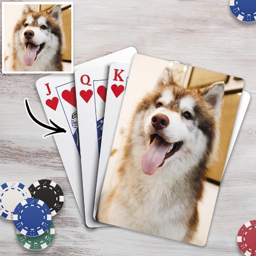 Custom Poker Cards Custom Playing Cards Photo Poker Cards - soufeelus