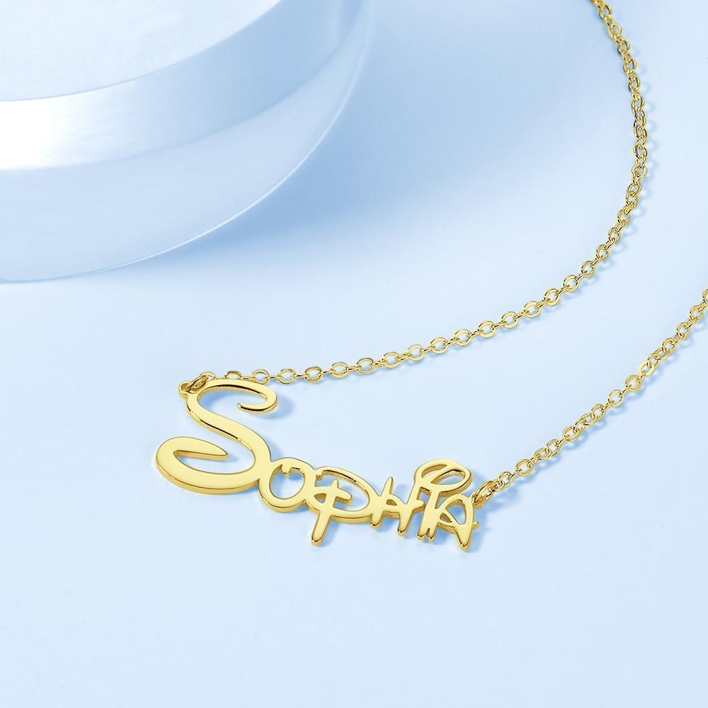 Personalized Name Necklace Custom Necklaces With Names Sidney Style Name Gift 14K Gold