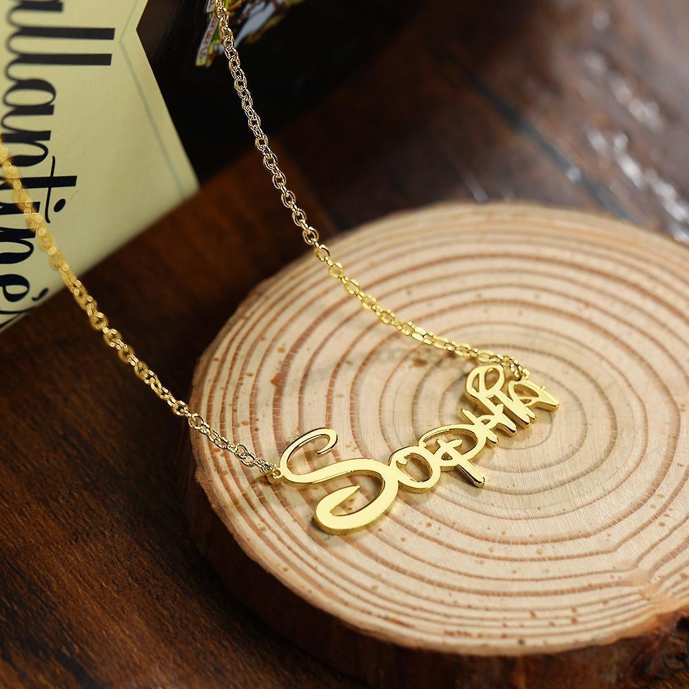 Personalized Name Necklace Custom Necklaces With Names Sidney Style Name Gift 14K Gold