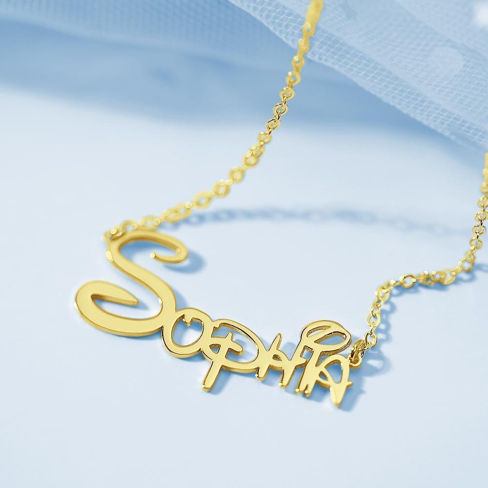 Personalized Name Necklace Custom Necklaces With Names Sidney Style Name Gift 14K Gold