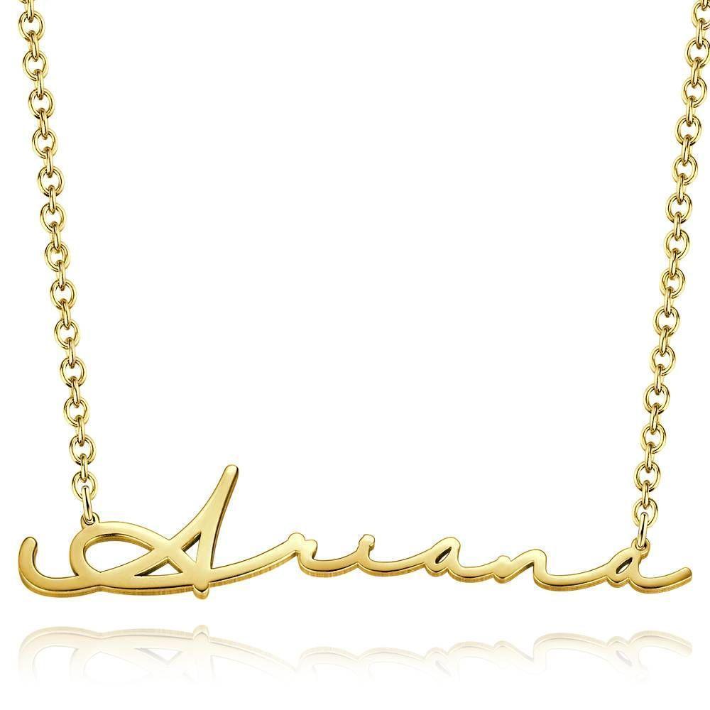 Signature Style Name Necklace, Unique Gifts Silver