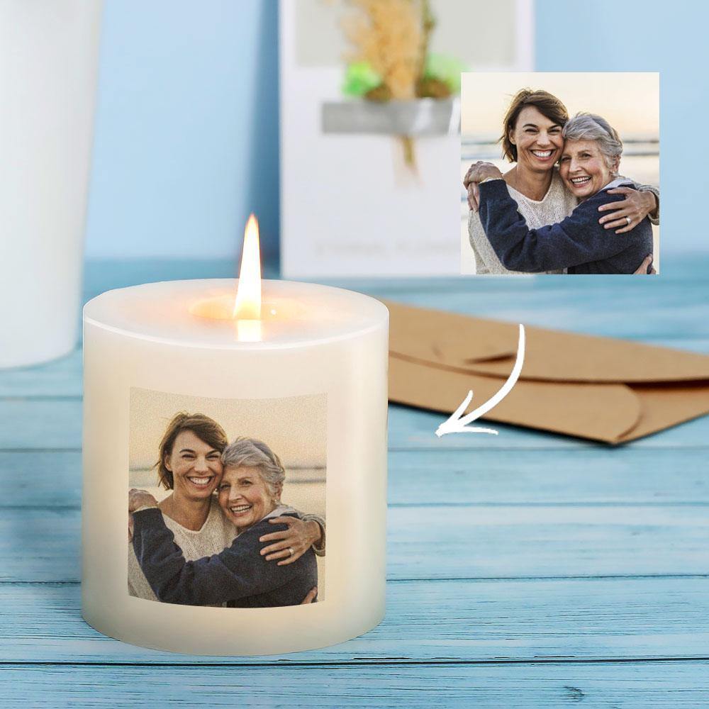 Custom Photo Candle Memorial Candle Mothers Day Gifts - soufeelus