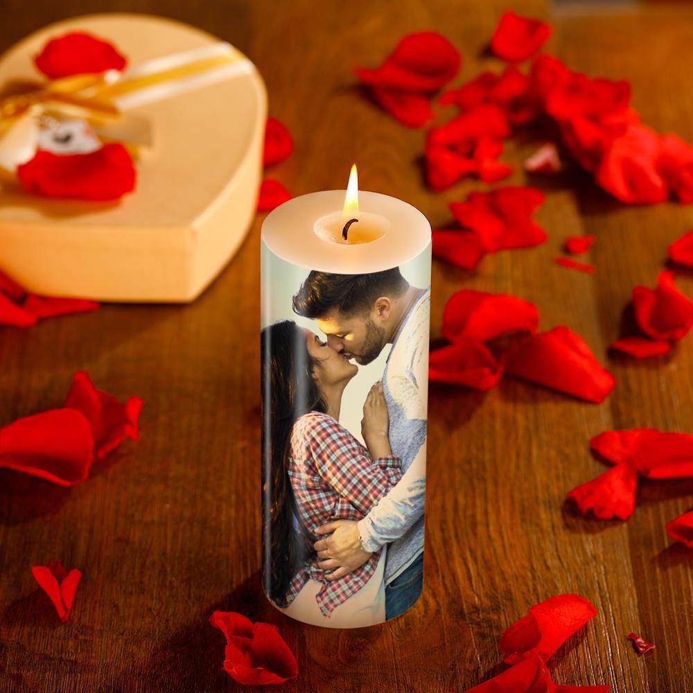 Personalized Photo Candle Memorial Candle Mothers Day Gifts detail