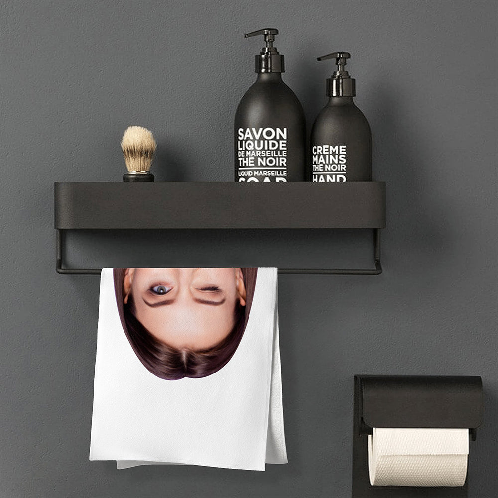 Custom Big Face Towel Personalized Photo Towel Funny Gift - 