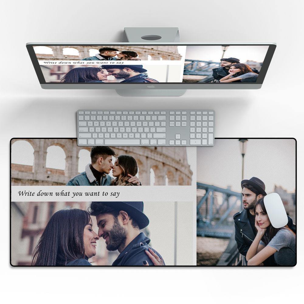 Custom Photo Mouse Pad Gifts for Her 15.7"*35.4" - soufeelus