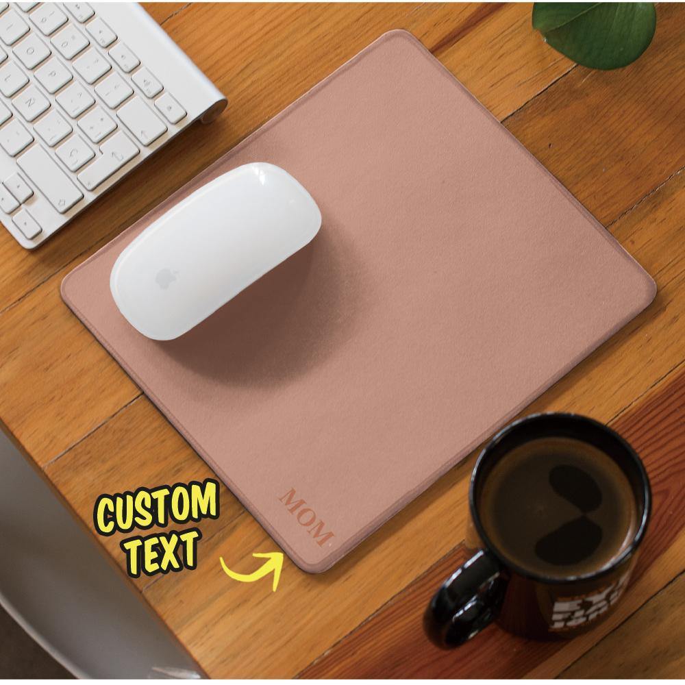 Custom Engraved Mouse Pad Pink Style Gifts - soufeelus