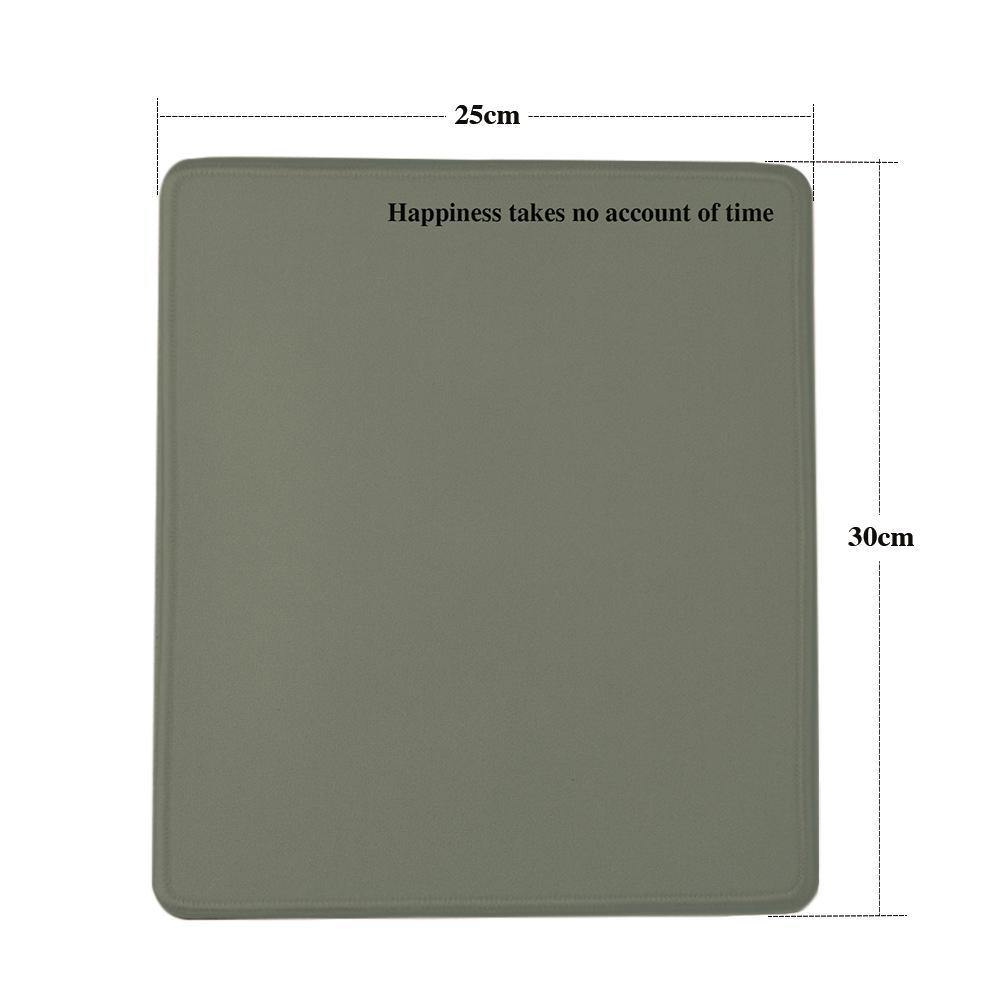Custom Engraved Mouse Pad Green Simplicity Gifts - soufeelus