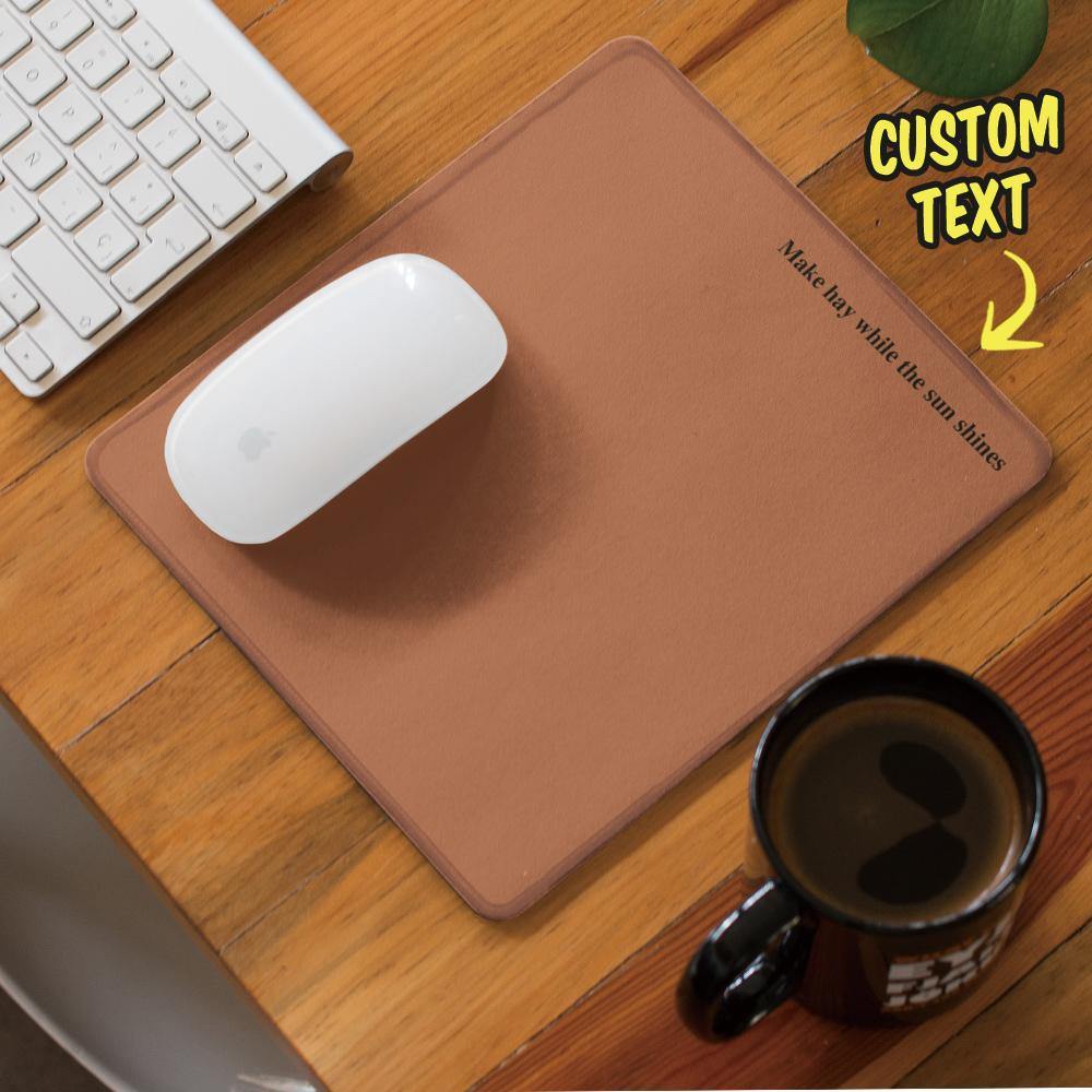 Custom Engraved Mouse Pad Creative Fashion Memorial Gifts - soufeelus
