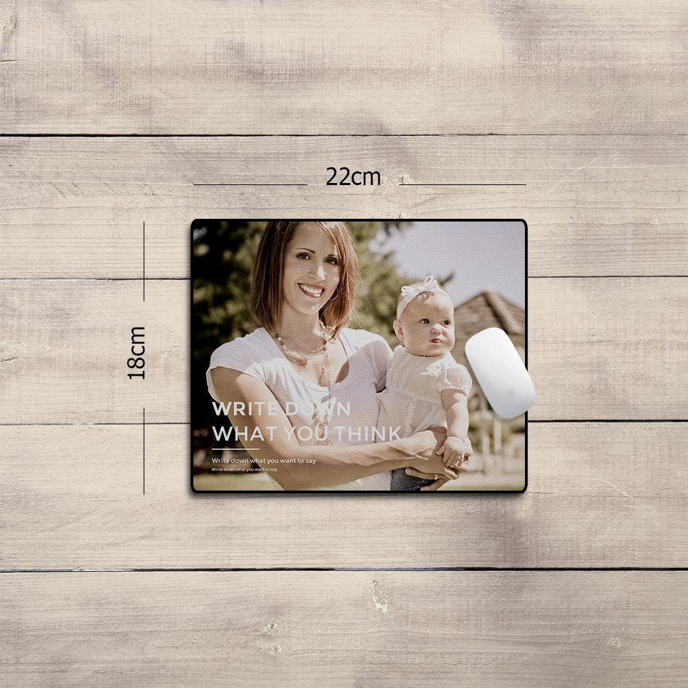 Custom Photo Mouse Pad Family Gifts - soufeelus