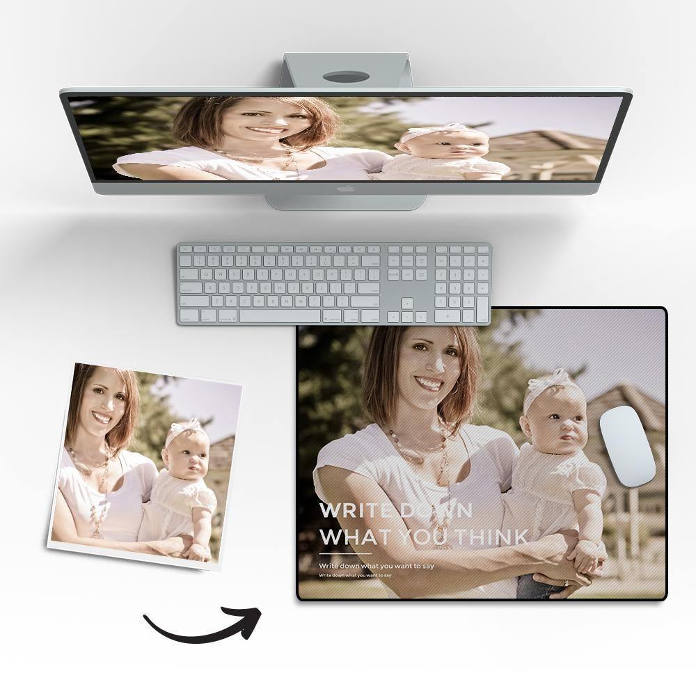 Custom Photo Mouse Pad Family Gifts - soufeelus