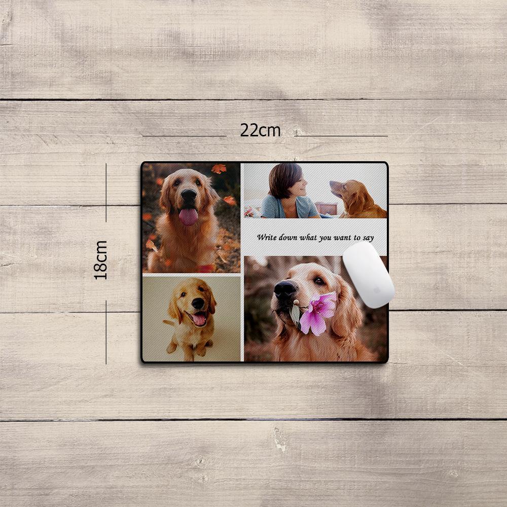 Custom Photo Mouse Pad Cute Pet - soufeelus