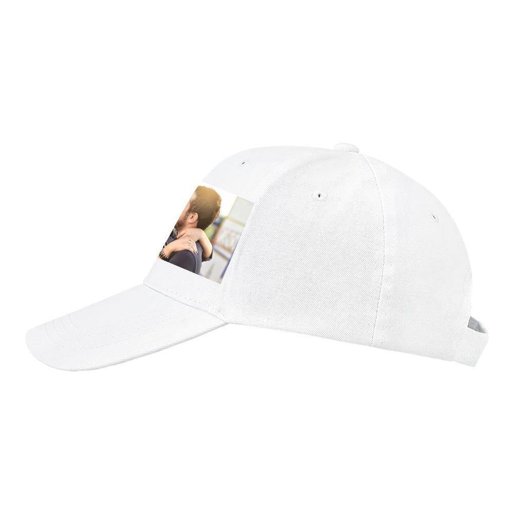 Custom Photo Baseball Cap White - soufeelus