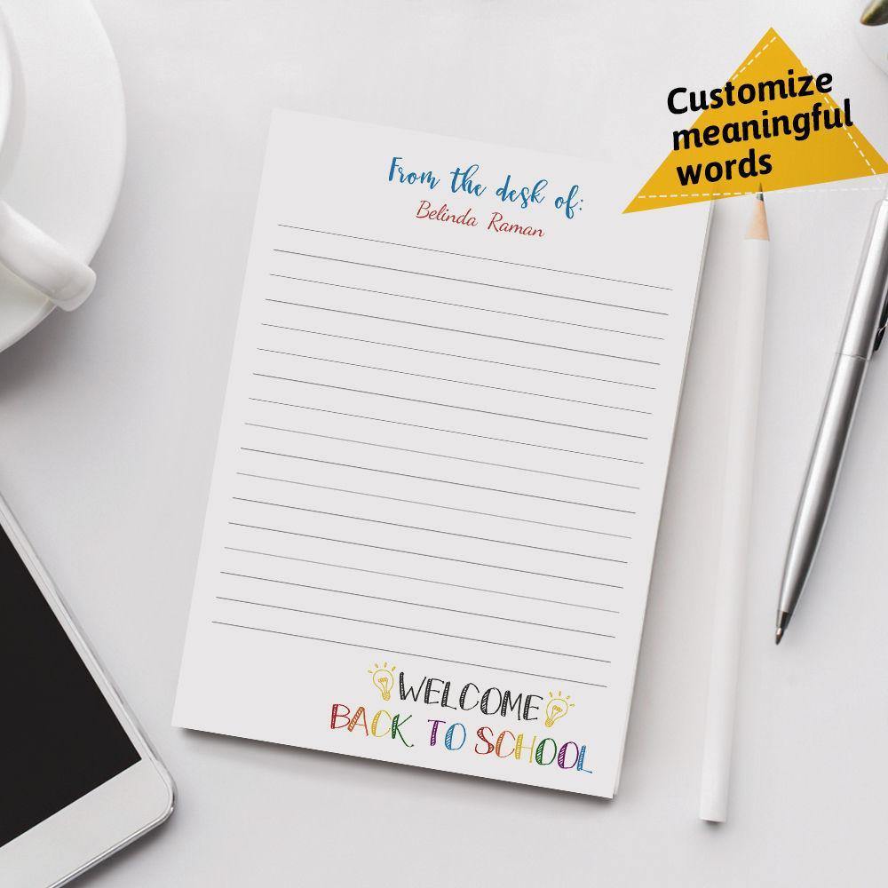 Custom  Notepad Printing Personalised Notepads Custom   Notepad Gift for Best Friend - soufeelus