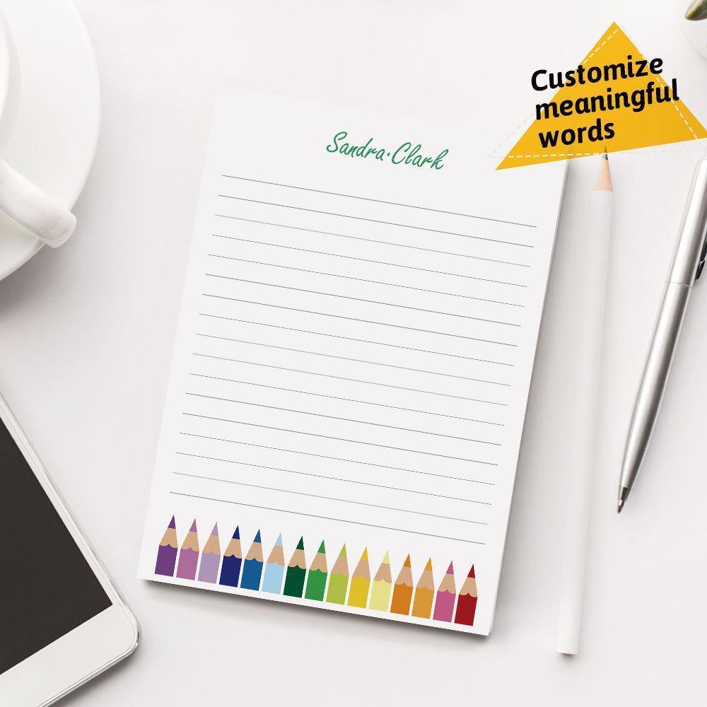 Custom Notepad Printing Personalised Notepads Custom Notepad Graduation Gift - soufeelus