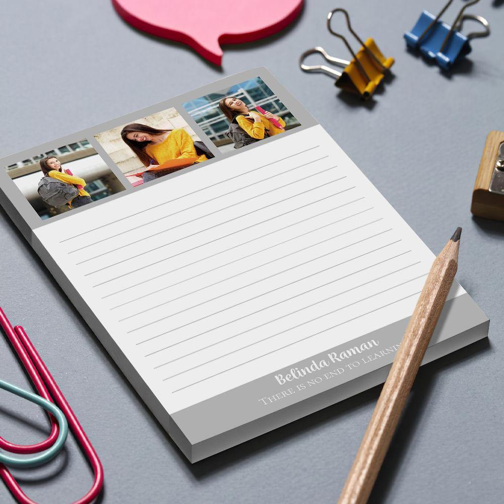 Custom Notepad Printing Personalized Notepads Custom Photo Notepad Gift detail