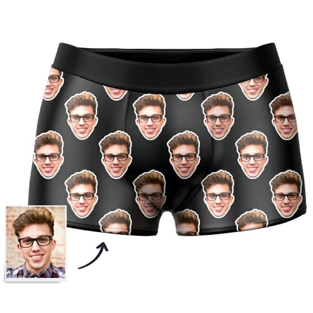 Custom Photo Boxer,One Face Underwear - Men