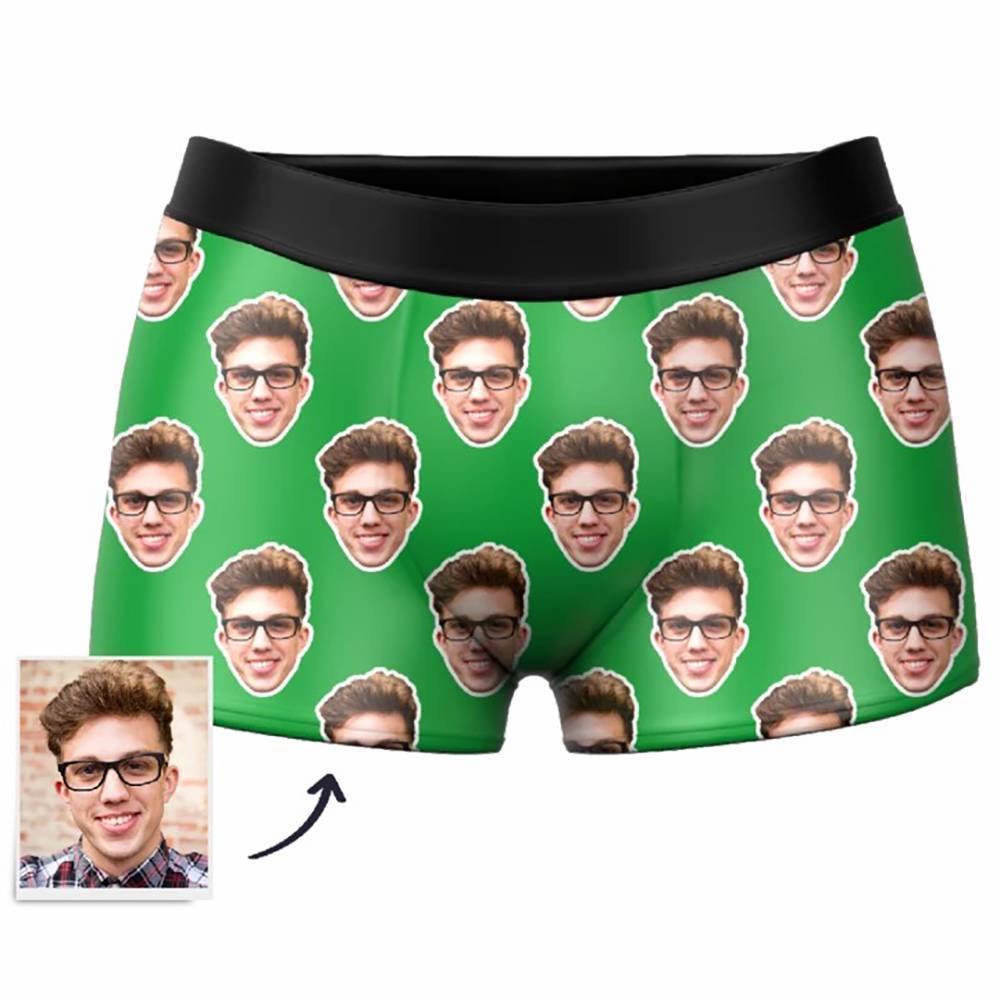 Custom Photo Boxer,One Face Underwear - Men