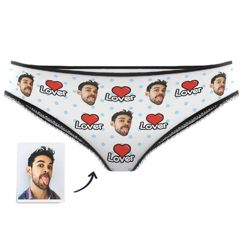 Custom Photo Boxer,Lover Face Underwear - Women - soufeelus