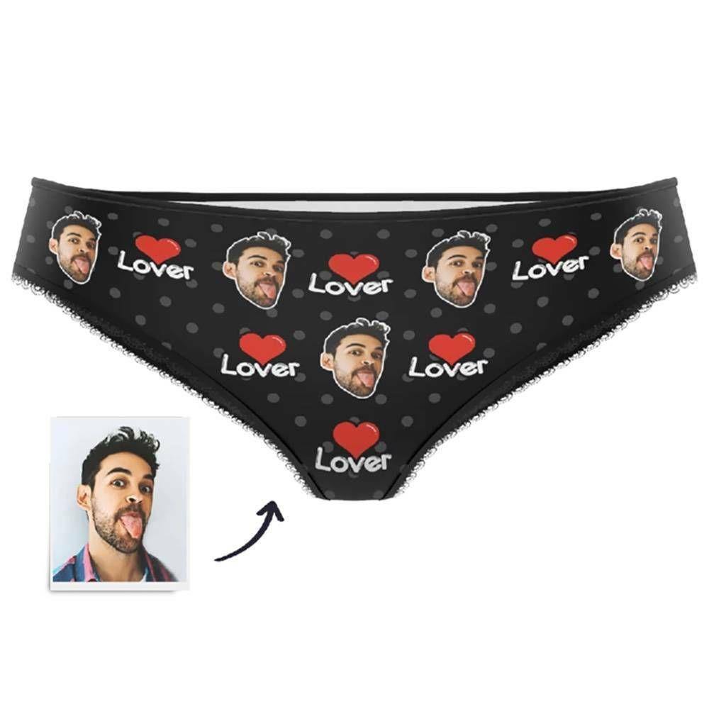Custom Photo Boxer,Lover Face Underwear - Women - soufeelus