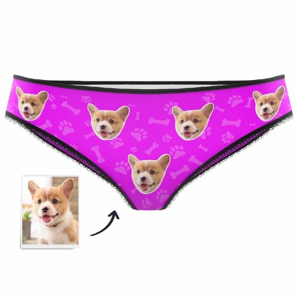 Custom Dog Claw Face Women's Panties - soufeelus