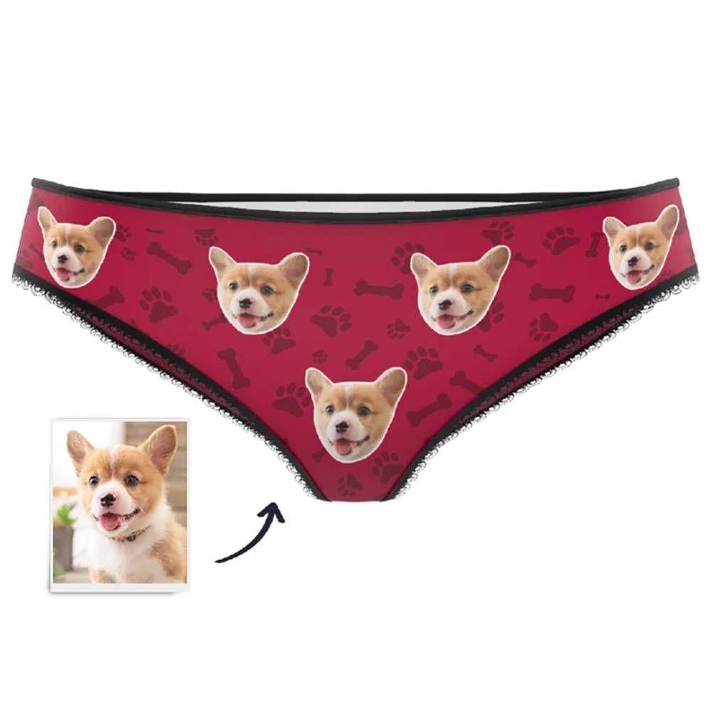 Custom Dog Claw Face Women's Panties - soufeelus