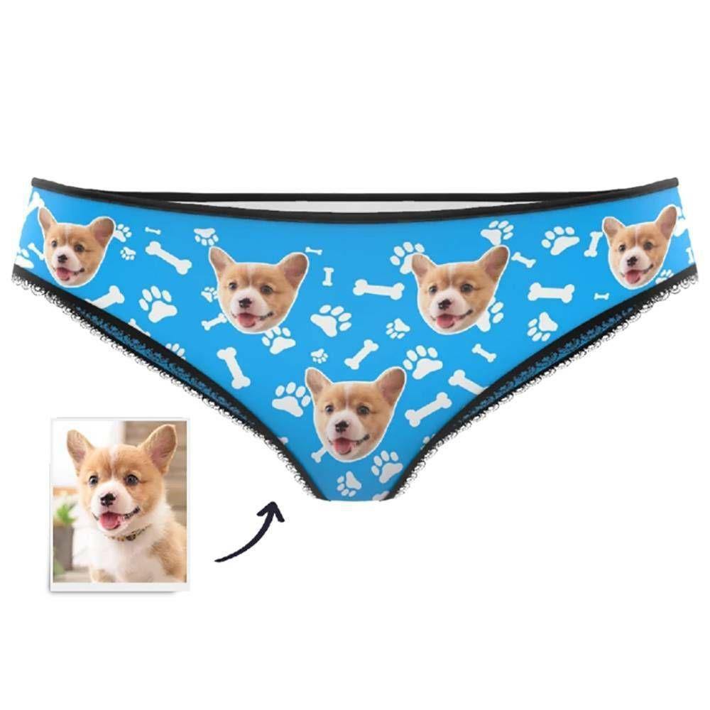 Custom Dog Claw Face Women's Panties - soufeelus