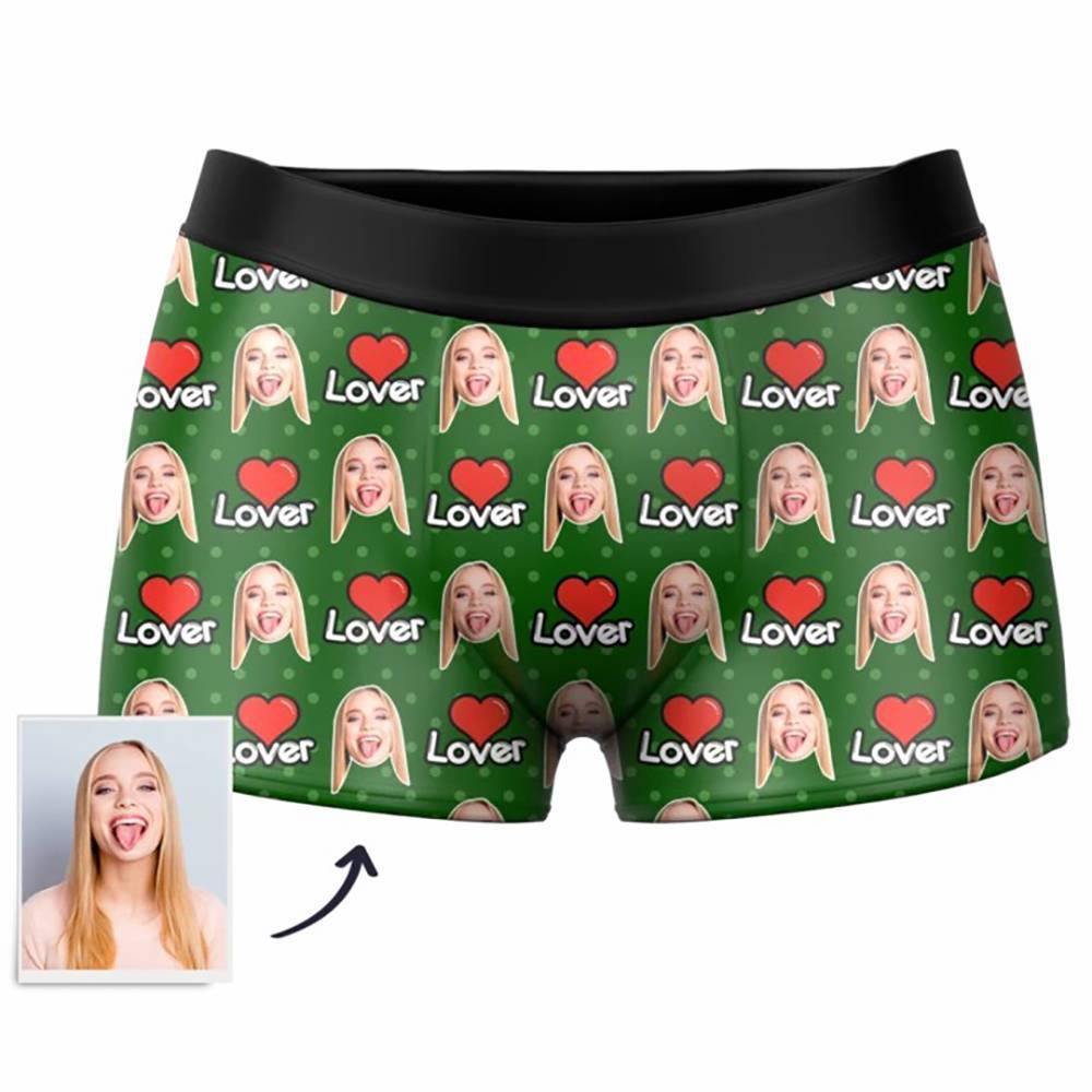 Custom Photo Boxer Lover Face Underwear - Men - soufeelus