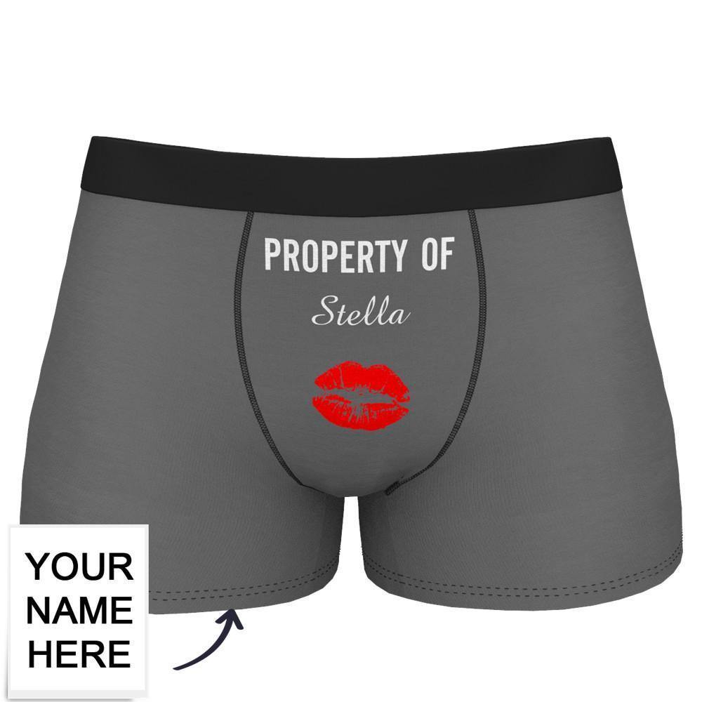 Custom Boxer Shorts - Property of Yours - soufeelus