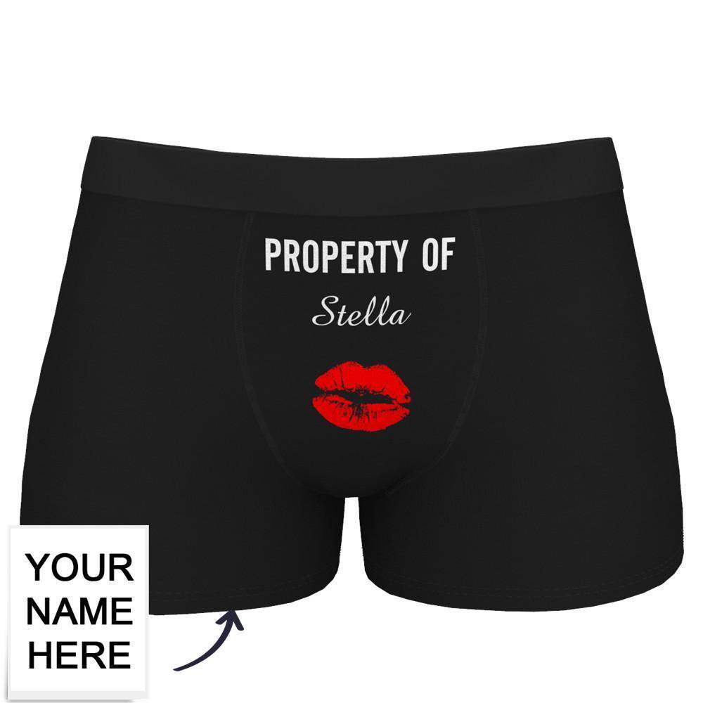 Custom Boxer Shorts - Property of Yours - soufeelus