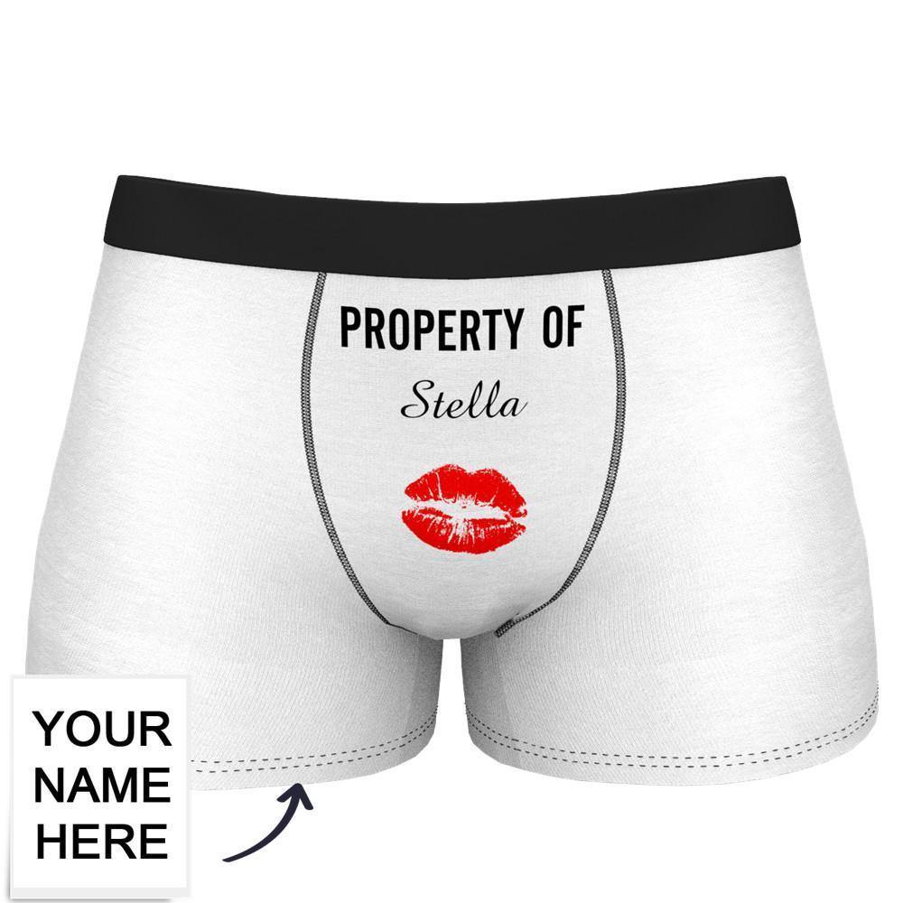 Custom Boxer Shorts - Property of Yours - soufeelus