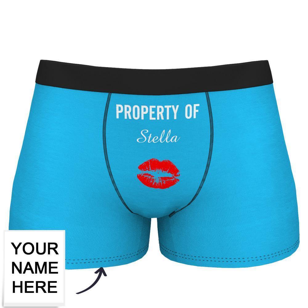 Custom Boxer Shorts - Property of Yours - soufeelus