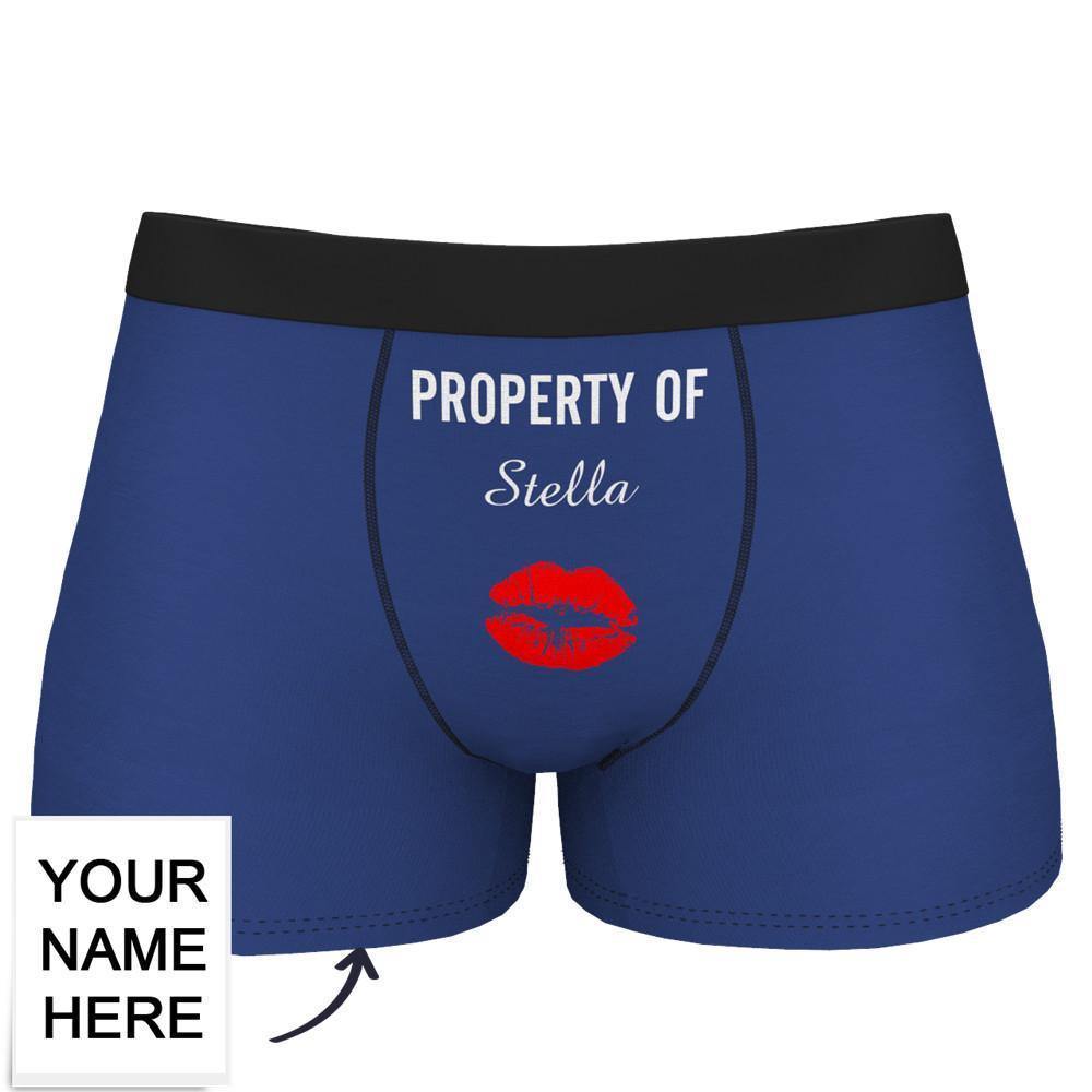 Custom Boxer Shorts - Property of Yours - soufeelus