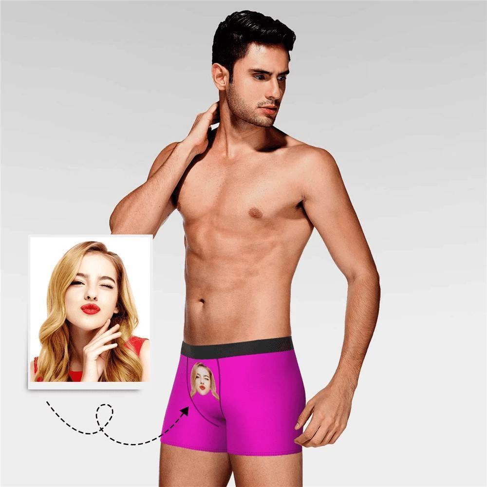 Custom Face Colorful Boxer Shorts - Men's - soufeelus