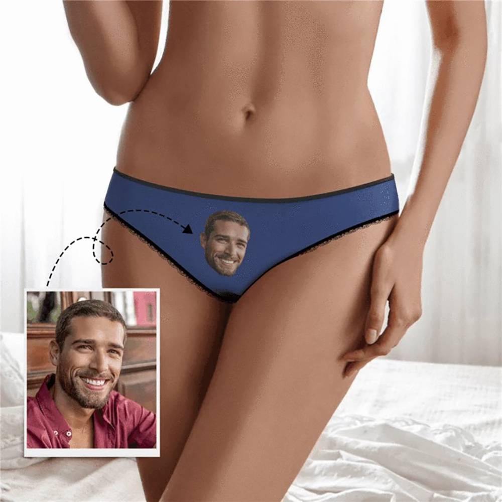 Custom Face Thong Panty Best Boyfriend - Women's - soufeelus
