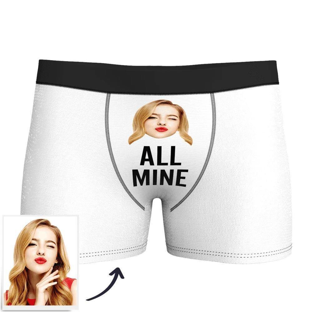 Custom Face Boxer Shorts Men's  - All Mine - soufeelus