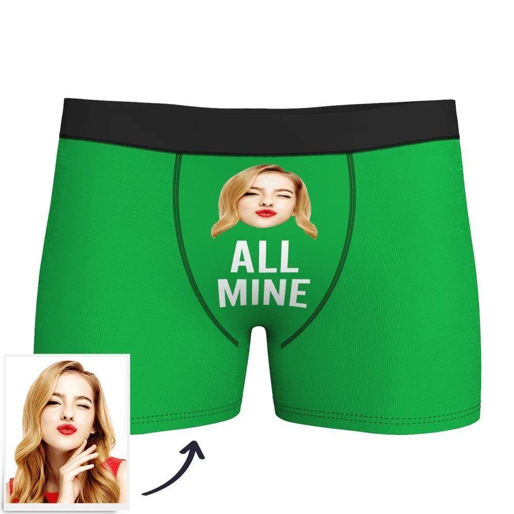 Custom Face Boxer Shorts Men's  - All Mine - soufeelus