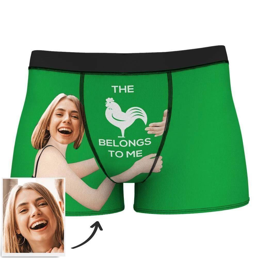 Custom Girlfriends Love Hug Boxer Shorts Men's - soufeelus