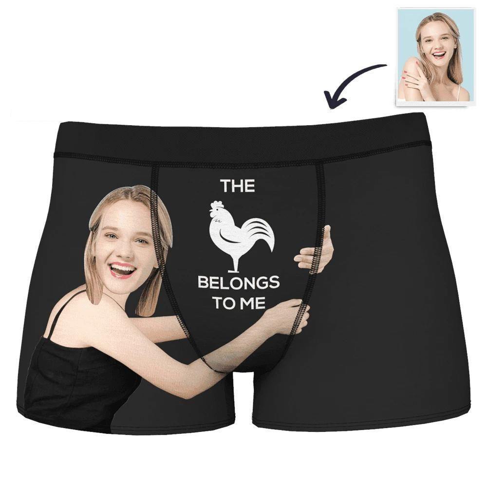 Custom Girlfriends Love Hug Boxer Shorts Men's - soufeelus