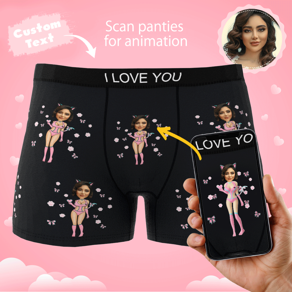 Custom Photo Boxer Face Underwear Multicolor Couple Gifts Ar View - soufeelus