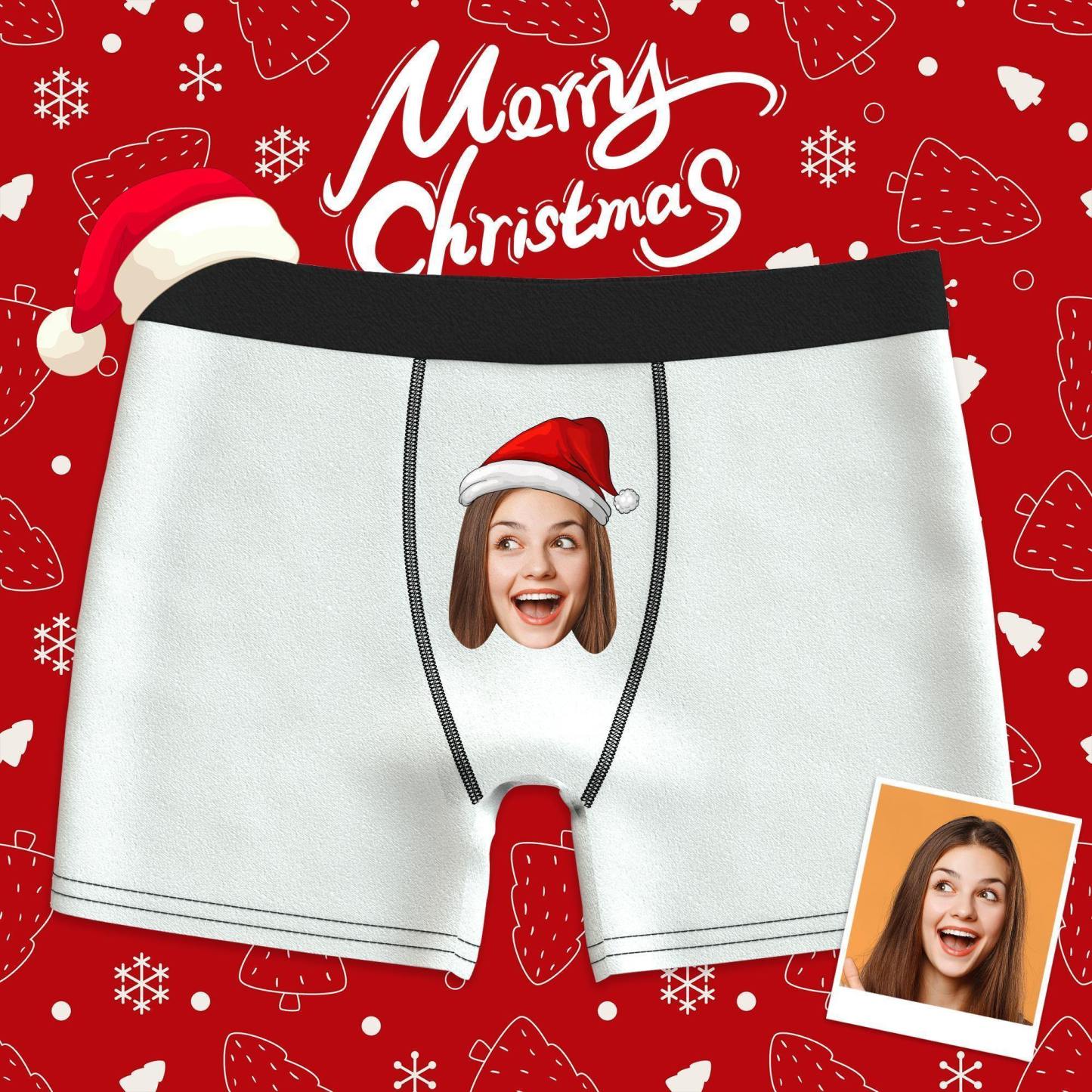 Custom Photo Boxer, Face Underwear Colorful Gifts for Him - soufeelus