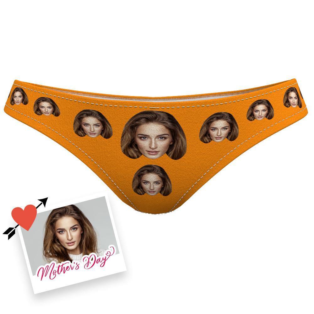 Custom Face Underwear for Mom Photo Underwear First Mothers Day Gift Picture Underwear - soufeelus