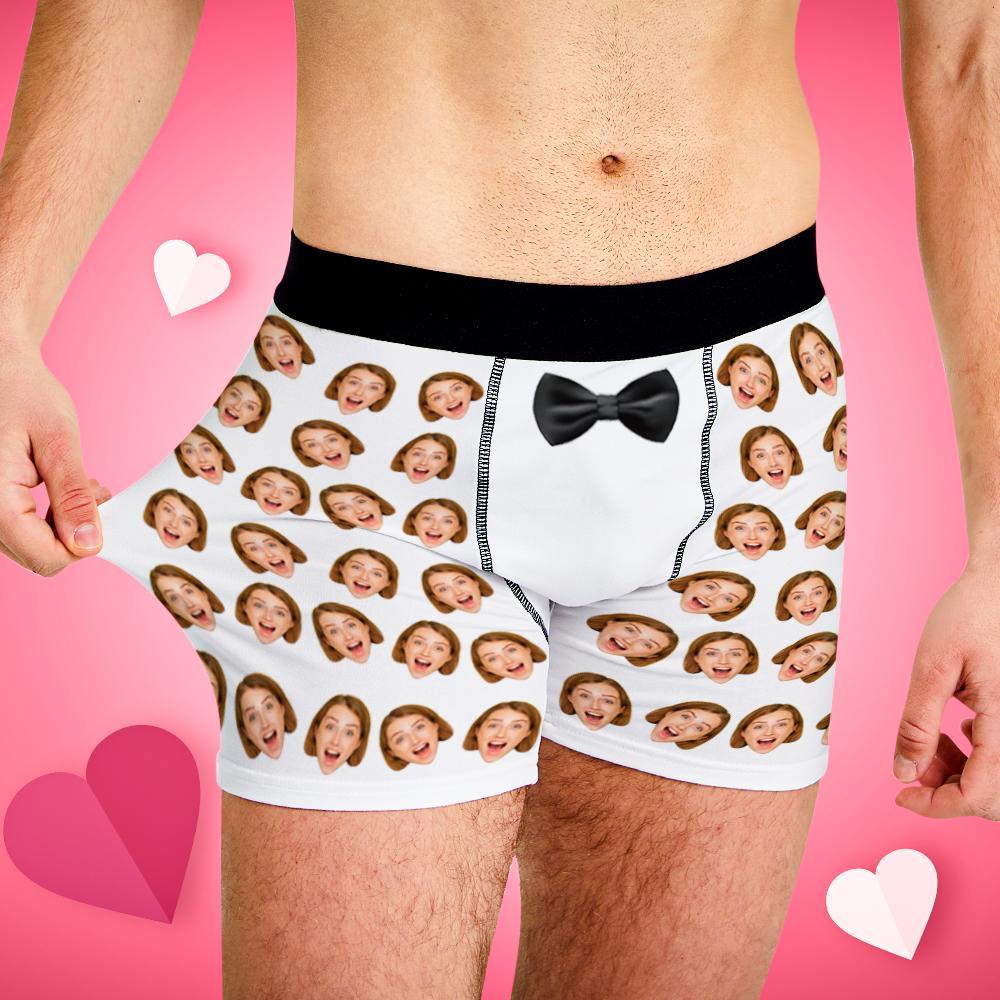 Personalized Boxers for Him Custom Wedding Gift for Bridegroom