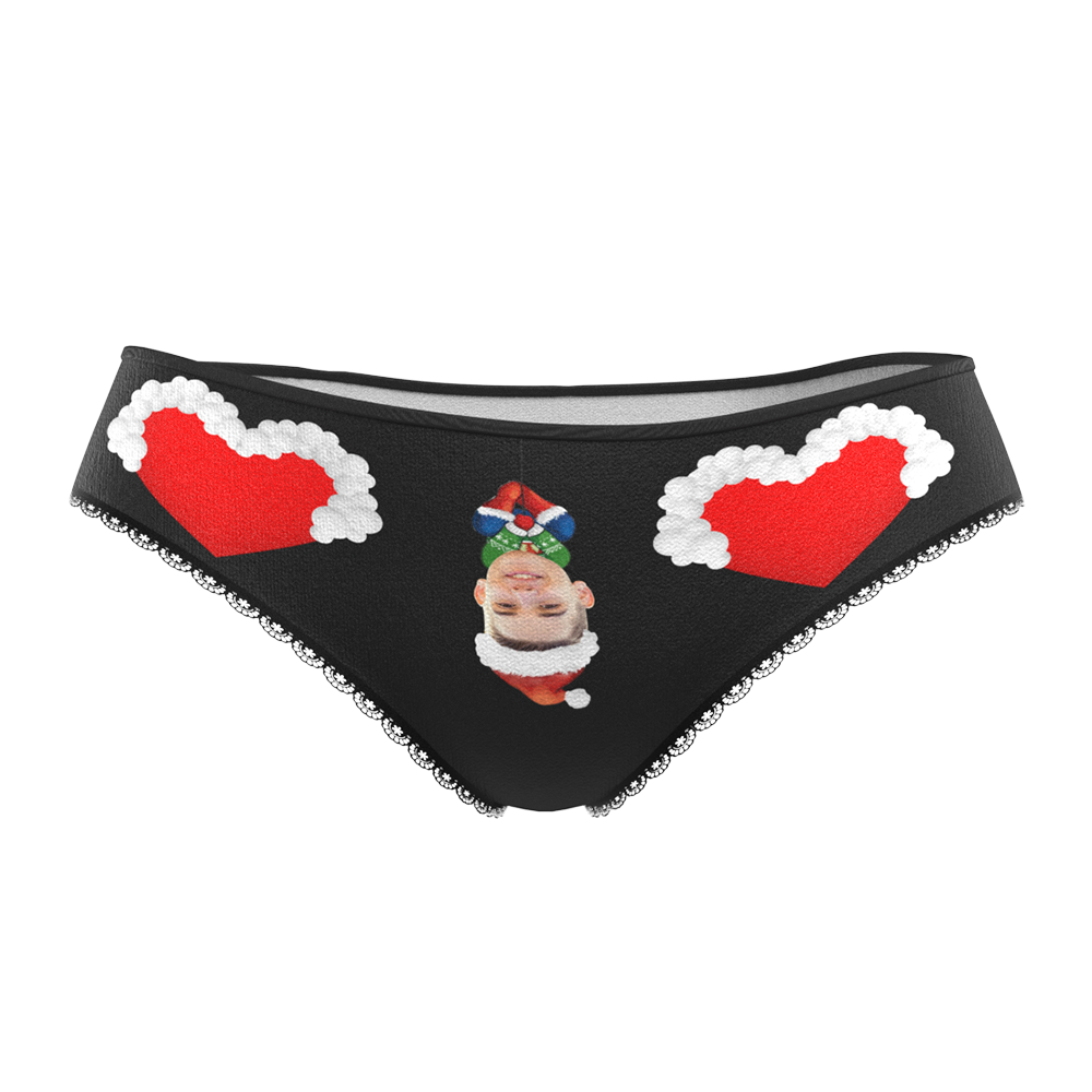 Custom Face Christmas Underwear, Funny Christmas Spiderman Face Underwear, Best Christmas Gift For Girfriend