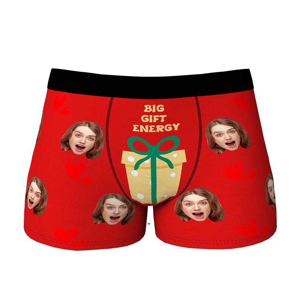 Custom Face Christmas Boxer, Funny Christmas Gift Boxer, Best Christmas Gift For Boyfriend