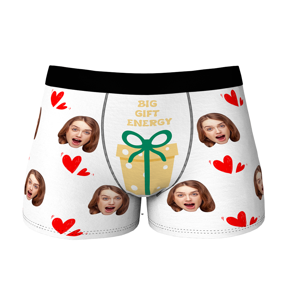 Custom Face Christmas Boxer, Funny Christmas Gift Boxer, Best Christmas Gift For Boyfriend