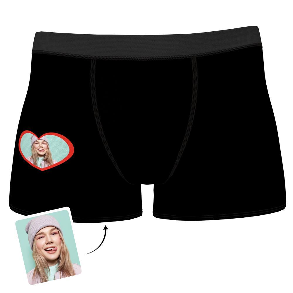 Custom Photo Face Boxer Sweet Cheeks Underwear Gifts for Boyfriend